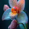 A picture of an orchid for a phone wallpaper.